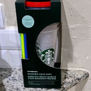 Starbucks Color Changing Confetti Cold Cup 2021